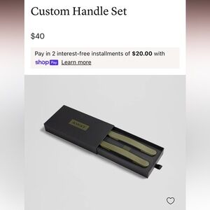 Away Travel Custom Handle Set Olive Green